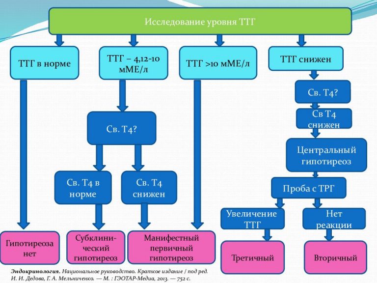 Ттг снизился ниже нормы на фоне л тироксина