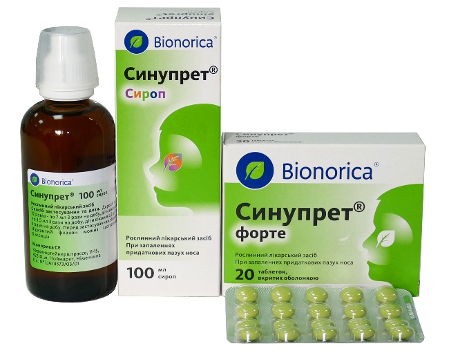 Синупрет - эффективное противовоспалительное средство для лечения синусита