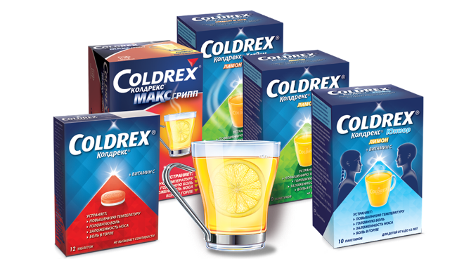 Колдрекс - комбинированное средство для снятия симптомов гриппа и простуды