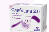 Флебодиа 600 — инструкция, показания, способ применения таблеток при варикозе и геморрое
