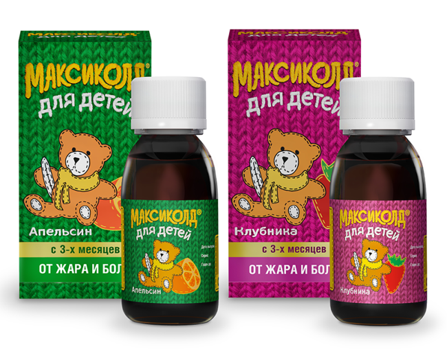 Суспензия Максиколд - эффективное жаропонижающее и обезболивающее средство для детей
