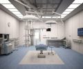 Чистая комната с однонаправленным потоком воздуха для медицинских учреждений