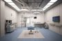 Чистая комната с однонаправленным потоком воздуха для медицинских учреждений