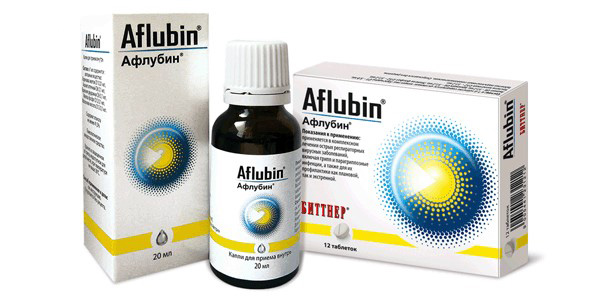 При вирусных или инфекционных заболеваниях, таких как грипп или простуда, зачастую применяют Афлубин, который является гомеопатическим средством