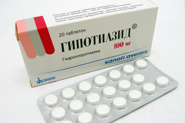 Гипотиазид - активное мочегонное и усиливающее выведение натрия и хлора средство