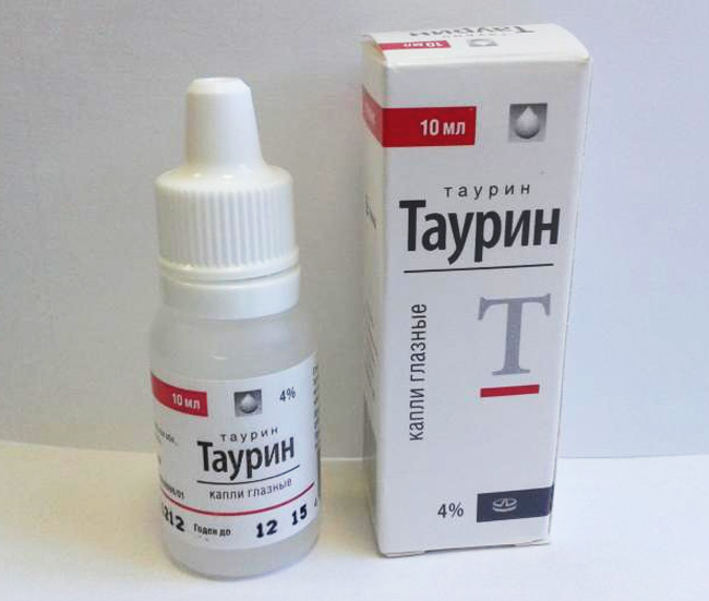 Таурин – офтальмологические капли с метаболическим эффектом, которые улучшают обменные процессы в тканях глаза