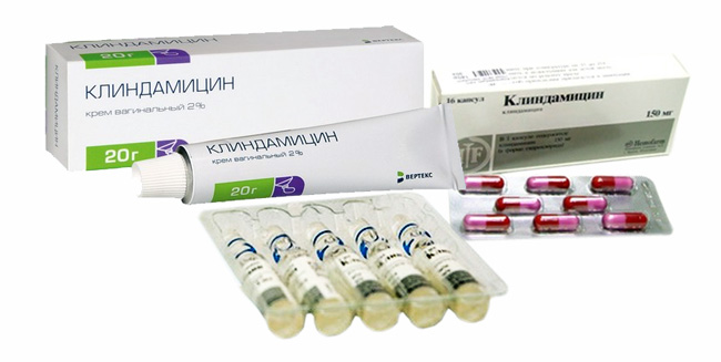 Препарат Клиндамицин - выпускают в разных лекарственных формах: капсул, растворов, гранул, геля для наружного применения
